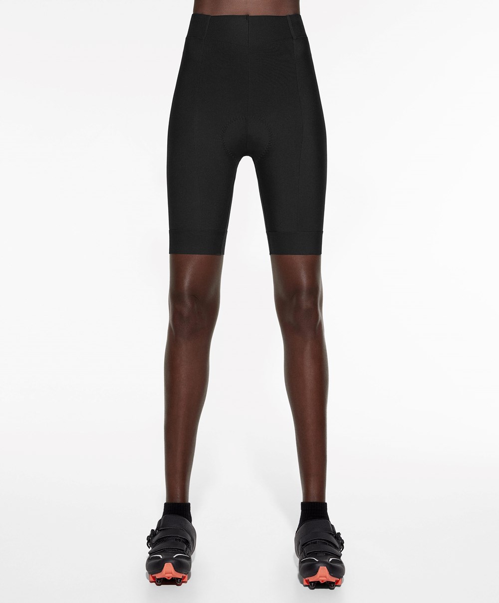 Oysho 20cm Cycling Shorts Svarte | LPVB12937