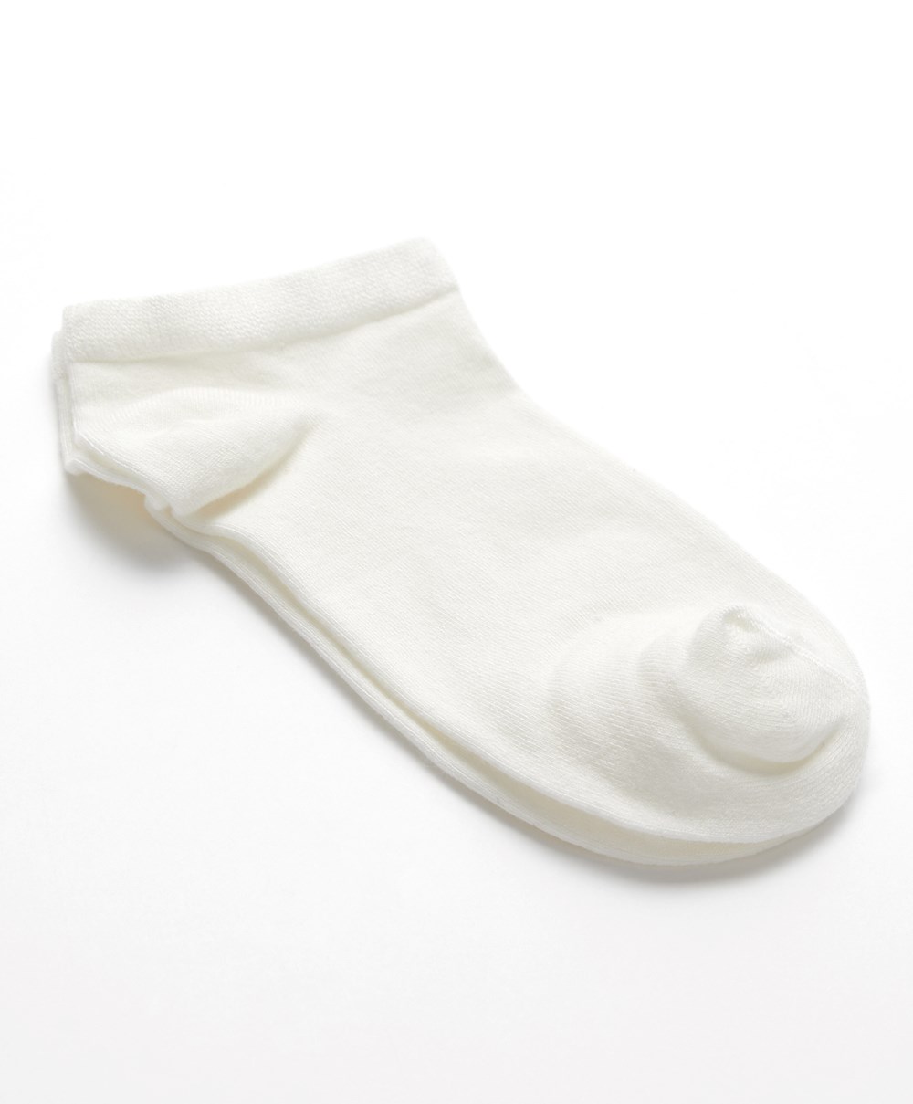 Oysho 2 Pairs Of Modal Trainer Socks Hvite | YEWT16785