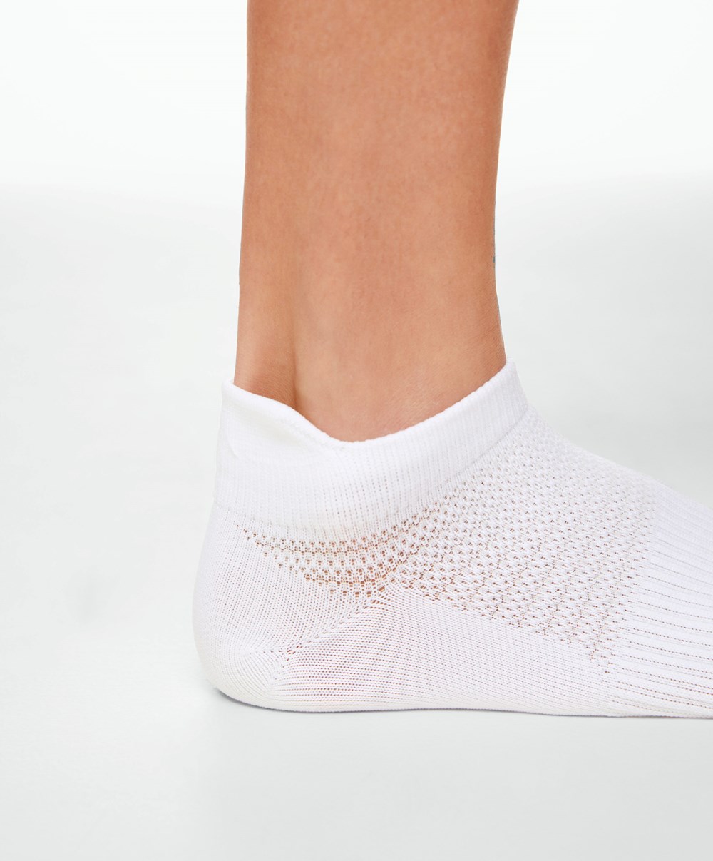 Oysho 3 Pairs Of Polyamide Sports Sneaker Socks Mint | KJNI23946