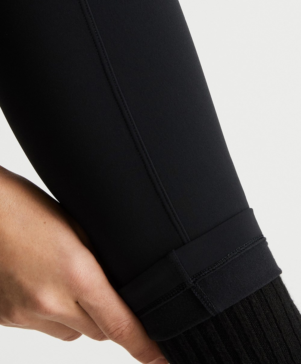 Oysho 70cm Light Warm Ankle-length Leggings Svarte | OACB40651