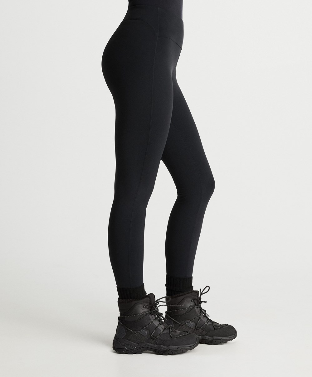 Oysho 70cm Light Warm Ankle-length Leggings Svarte | OACB40651