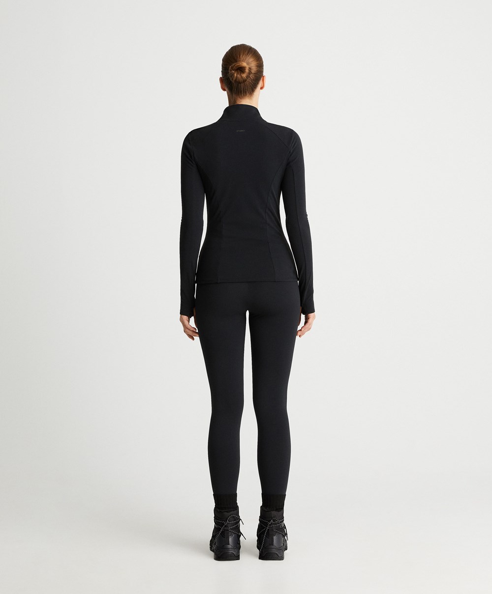 Oysho 70cm Light Warm Ankle-length Leggings Svarte | OACB40651