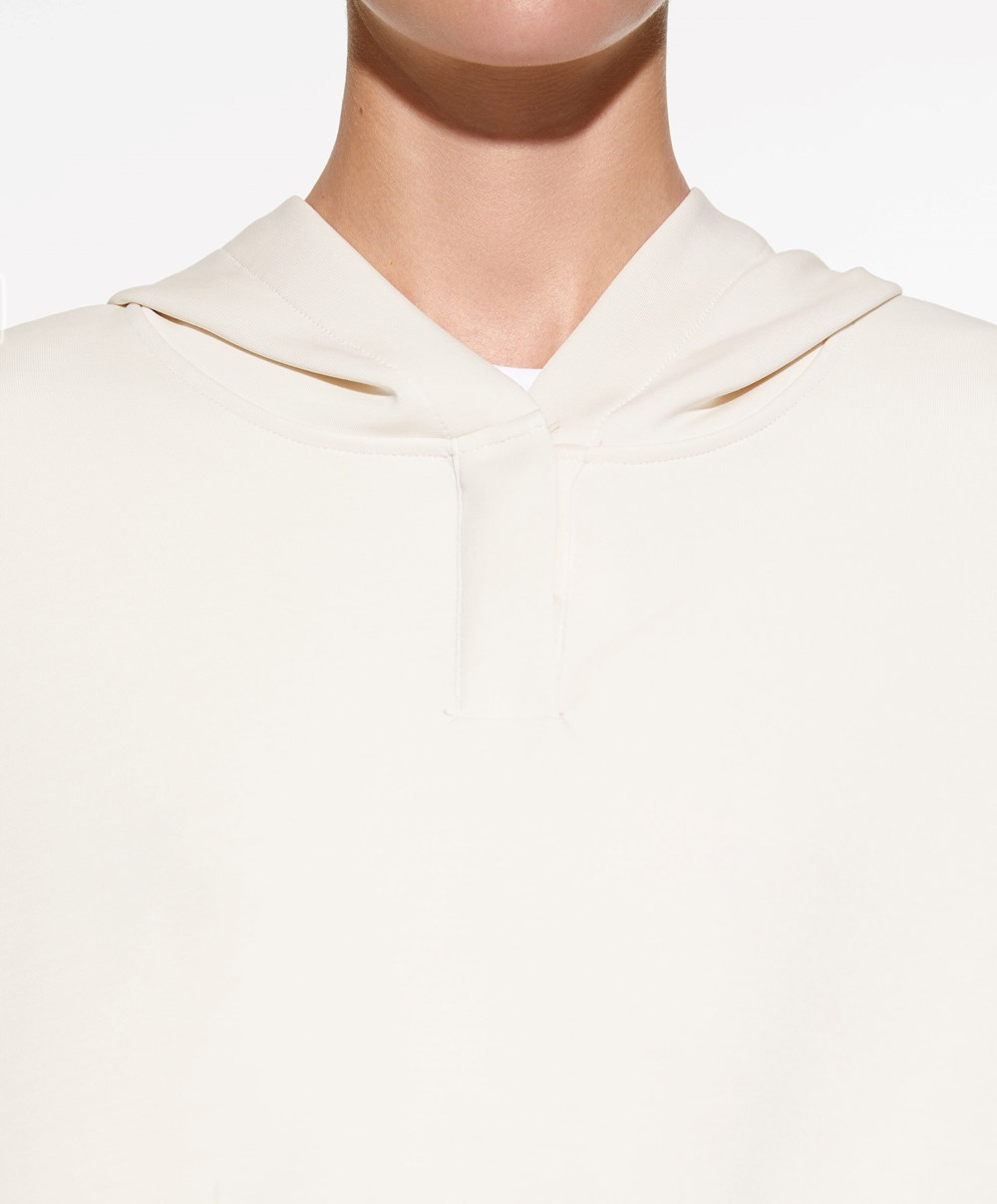 Oysho Adjustable Modal Sweatshirt Stone | ZMNC28631