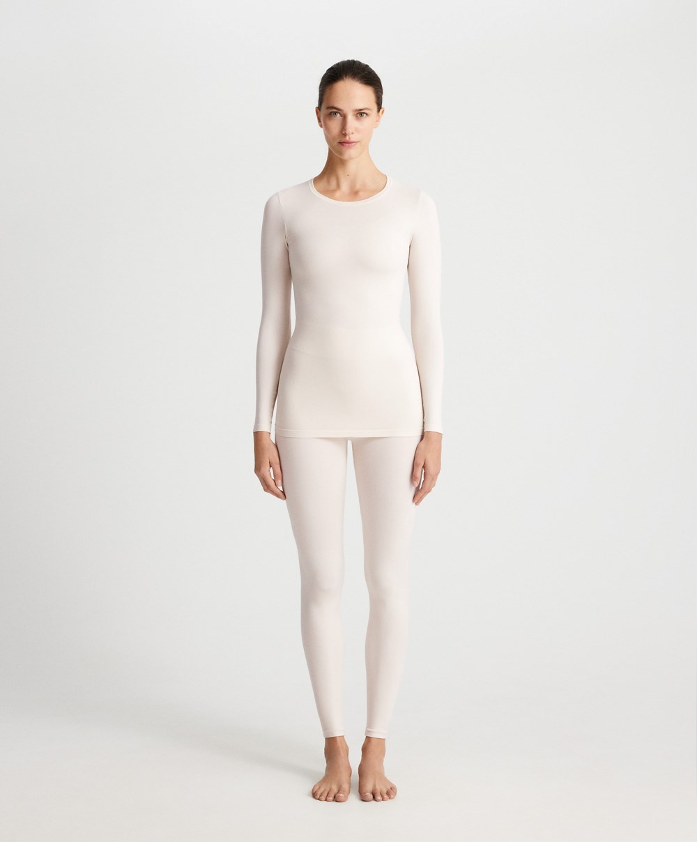 Oysho Base Layer Seamless 65cm Leggings Marble | MOXD03725