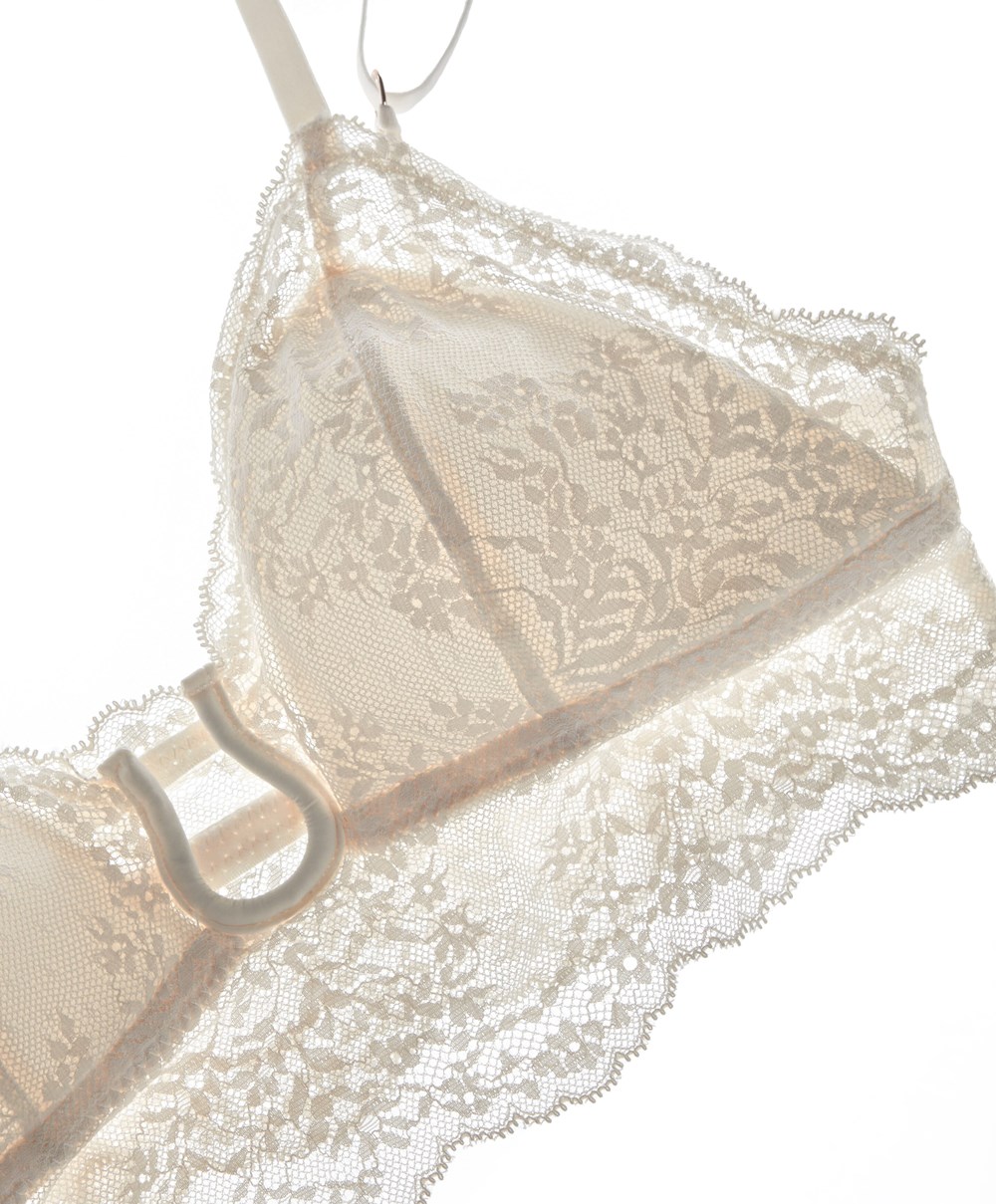 Oysho Blonder Bralette Pink-ecru | GRVY04135