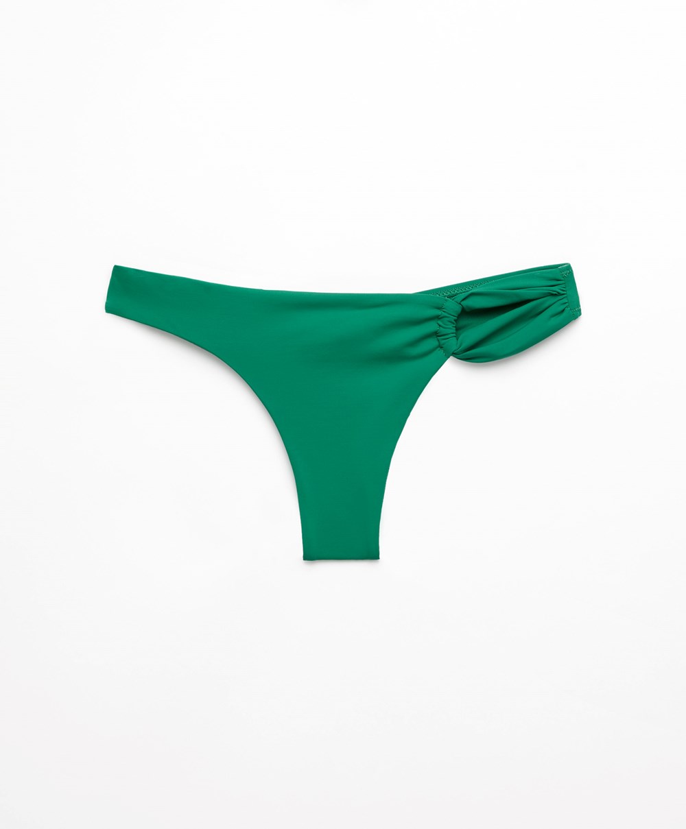 Oysho Brazilian Bikini Bottoms Grønn | DJRF46981