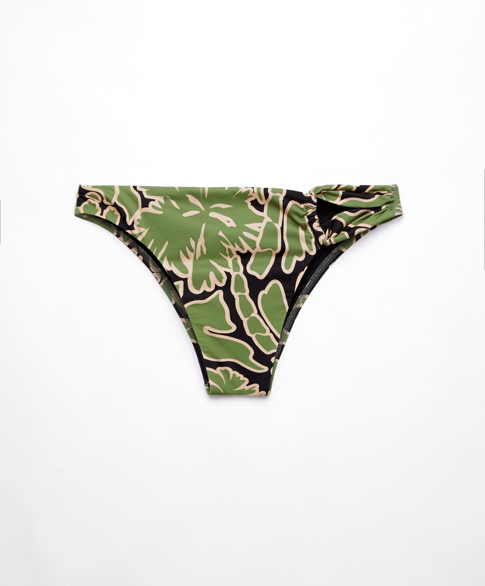 Oysho Brazilian Bikini Briefs Grønn | FLVW46083