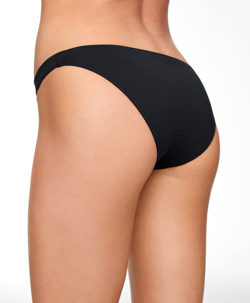 Oysho Classic Bikini Briefs Svarte | IEKP35427