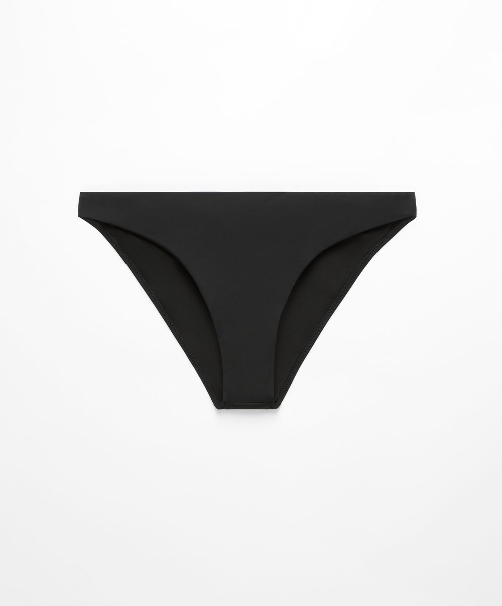 Oysho Classic Bikini Briefs Svarte | IEKP35427