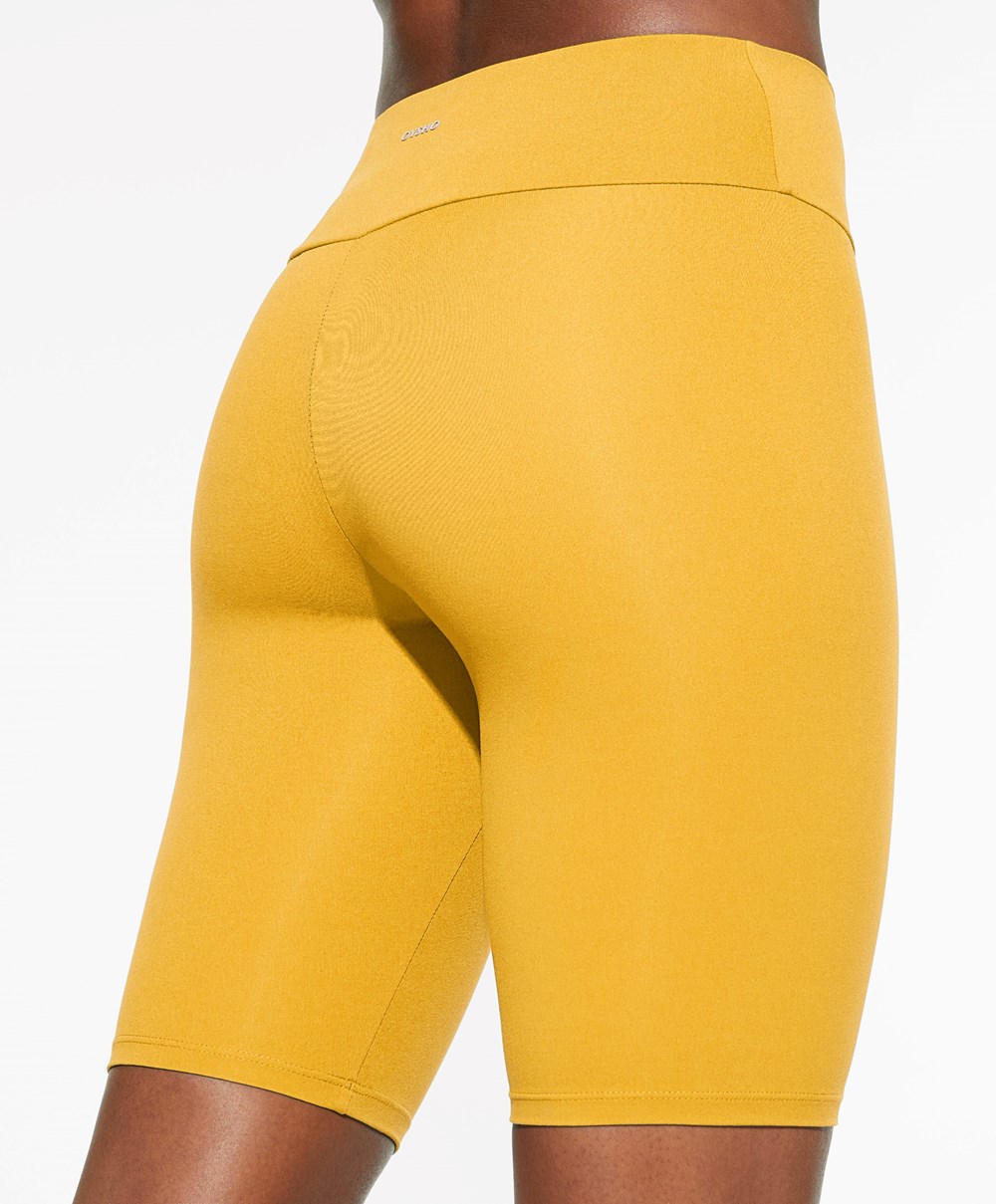 Oysho Comfortlux High-rise 25cm Cycle Leggings Gul | RVXL01245