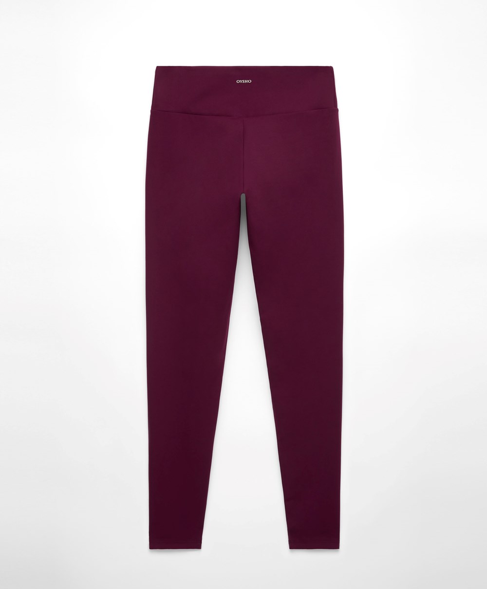 Oysho Comfortlux High-rise Ankle-length Leggings Lilla | LHVJ74698