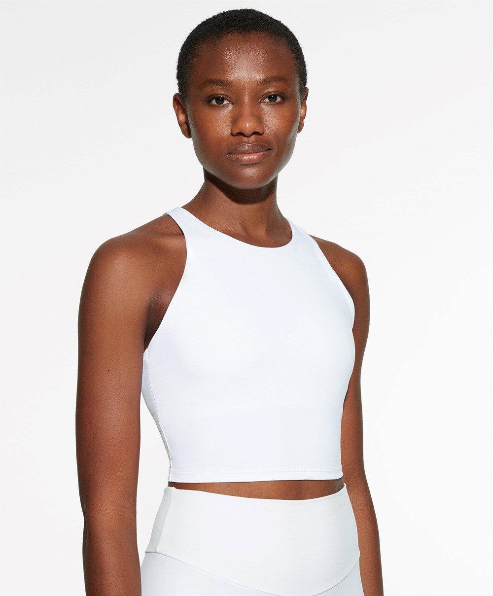 Oysho Comfortlux Reima Tank Top Hvite | RFYA91380