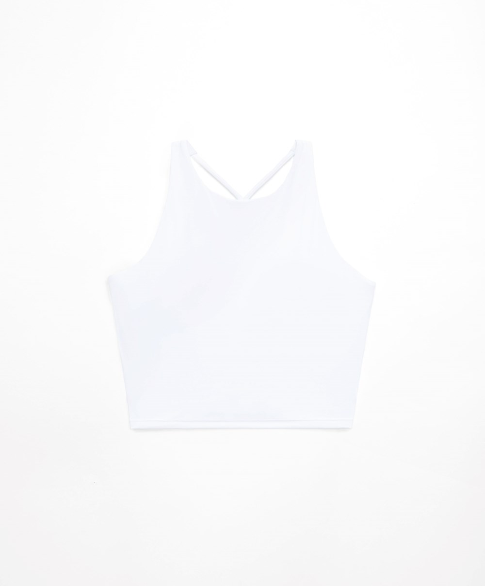 Oysho Comfortlux Reima Tank Top Hvite | RFYA91380