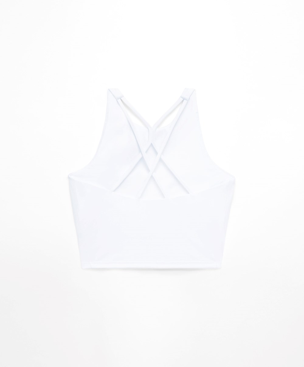 Oysho Comfortlux Reima Tank Top Hvite | RFYA91380