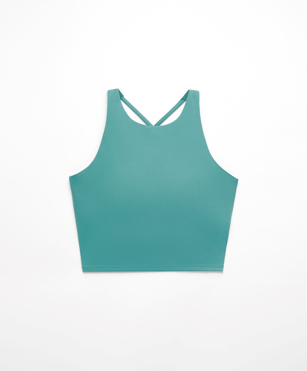 Oysho Comfortlux Reima Tank Top Turkis | ZLXR15304