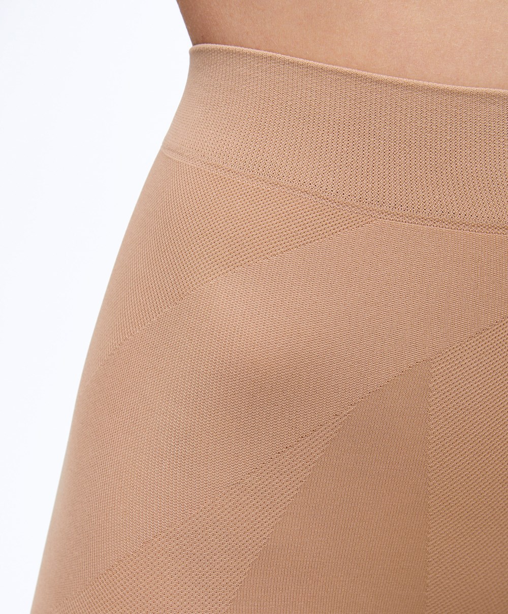 Oysho Compressive 8 Denier Tights Beige | UYOL19850