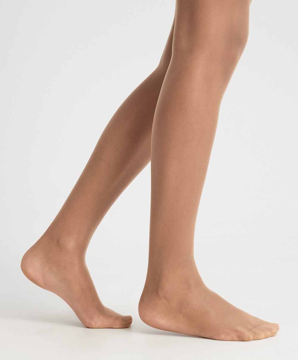 Oysho Compressive 8 Denier Tights Beige | UYOL19850