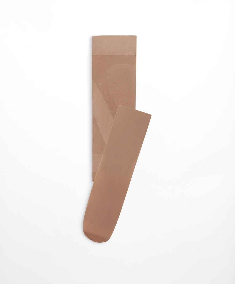 Oysho Compressive 8 Denier Tights Beige | UYOL19850