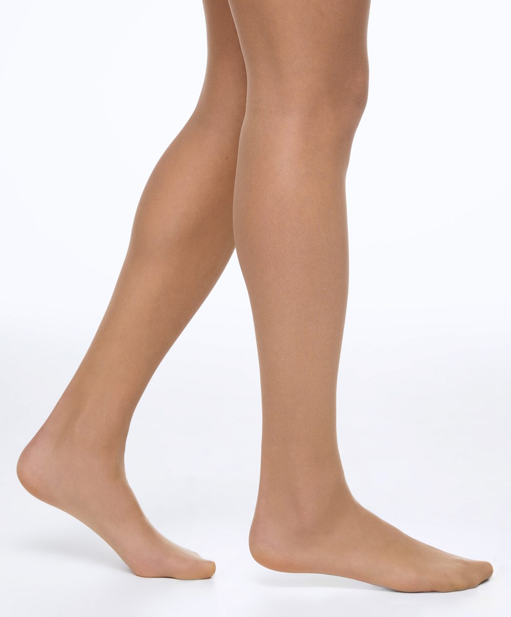 Oysho Compressive 8 Denier Tights Beige | UYOL19850