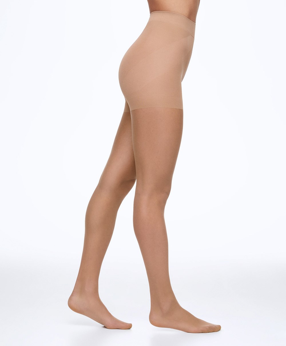 Oysho Compressive 8 Denier Tights Beige | UYOL19850