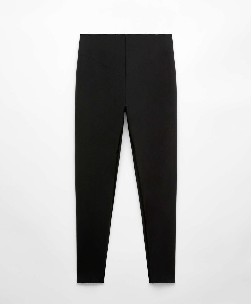 Oysho Compressive Raise Up 65cm Ankle-length Leggings Svarte | ZNJL13678