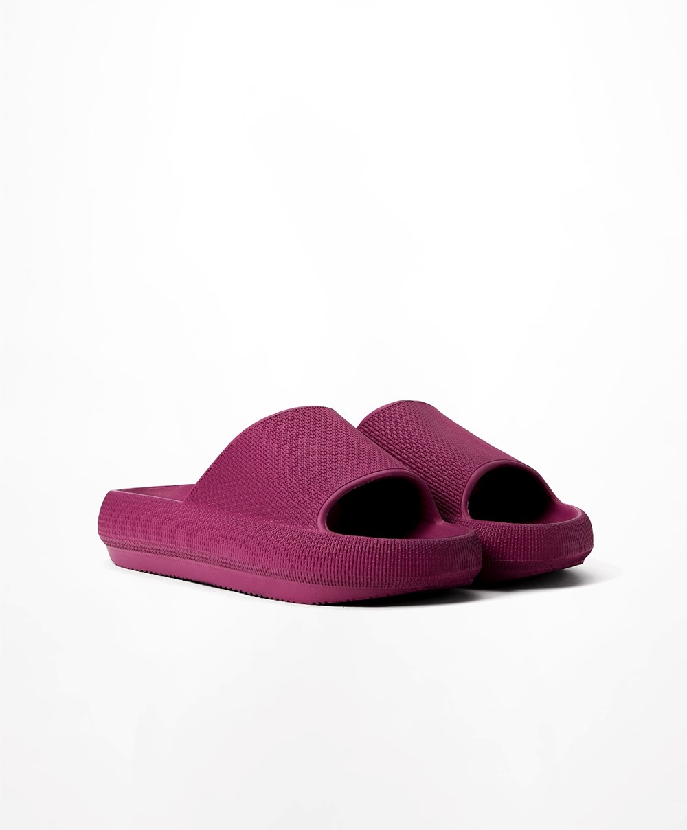 Oysho Flatform Sandals Lilla | APJY90136