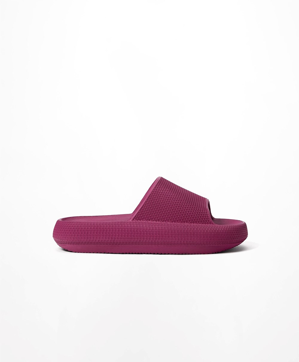 Oysho Flatform Sandals Lilla | APJY90136