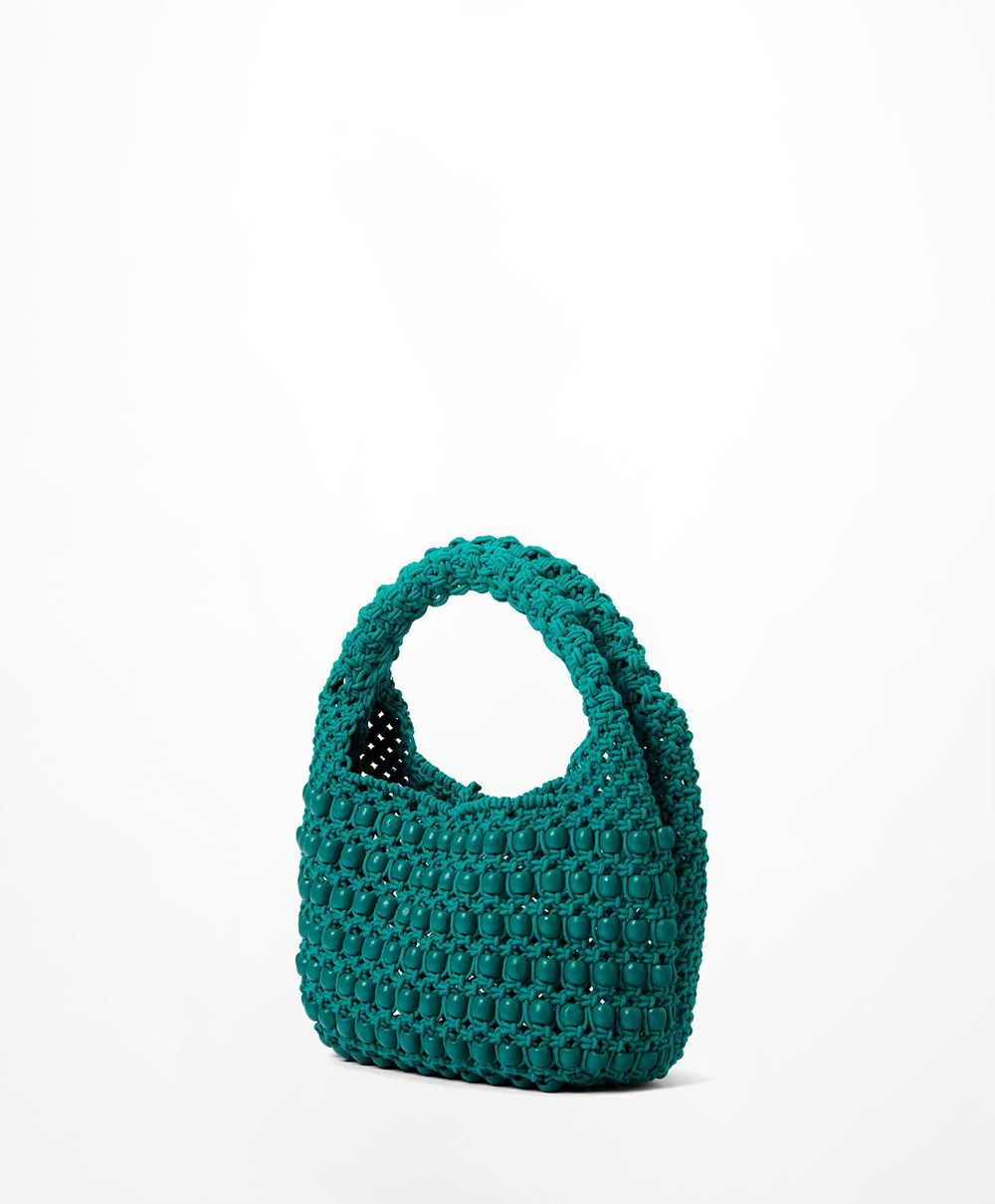 Oysho Handbag With Reima And Little Ball Details Turkis | LQSA72589