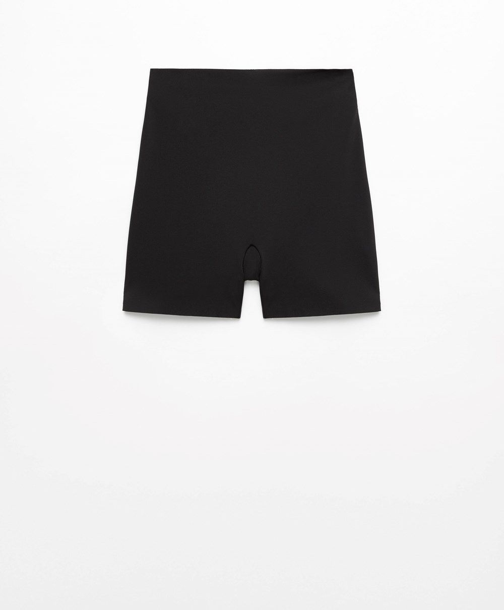 Oysho Invisible Laser-cut Hot Pants Svarte | KJSZ16734