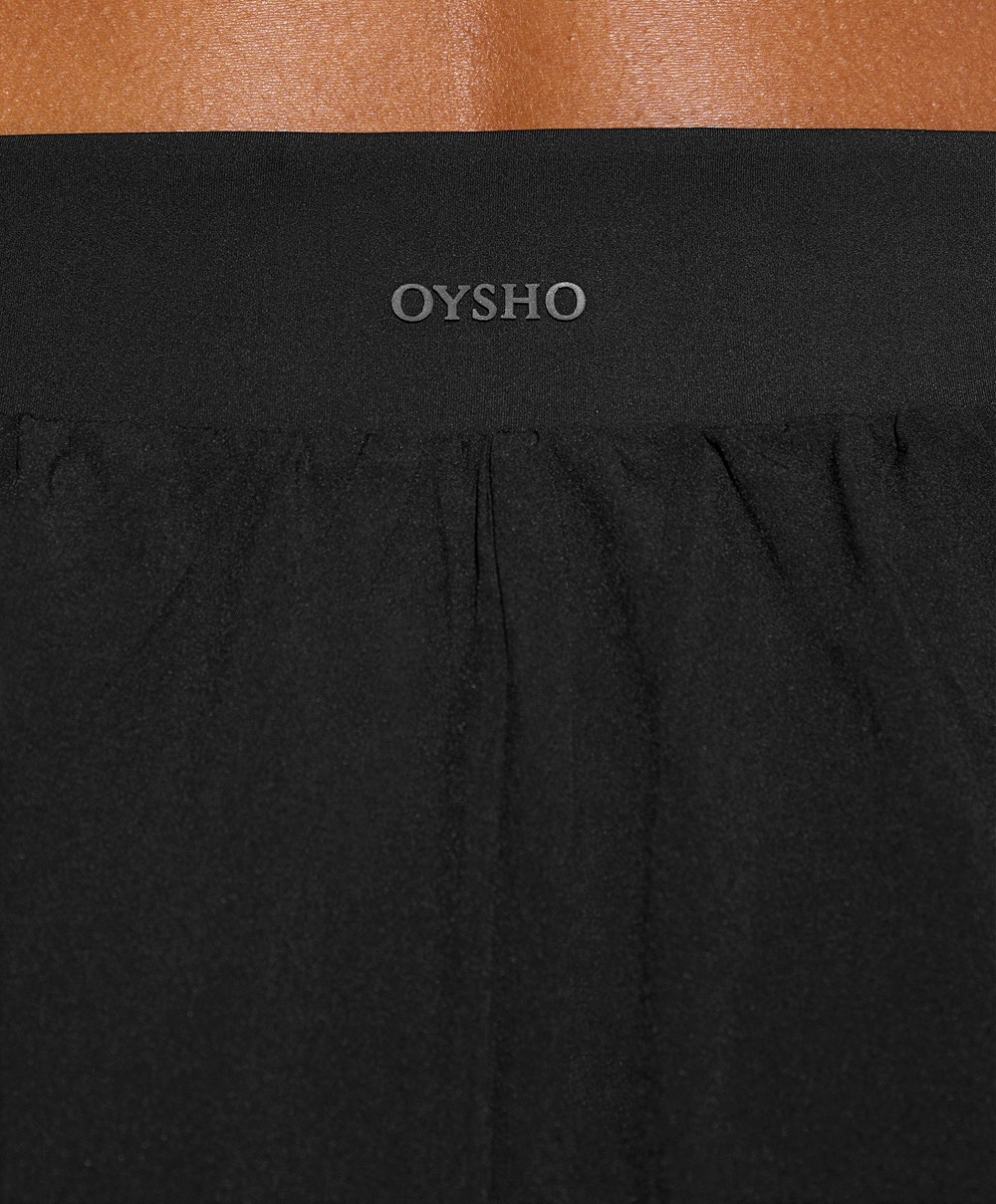 Oysho Jogge Shorts Svarte | RAXI45380