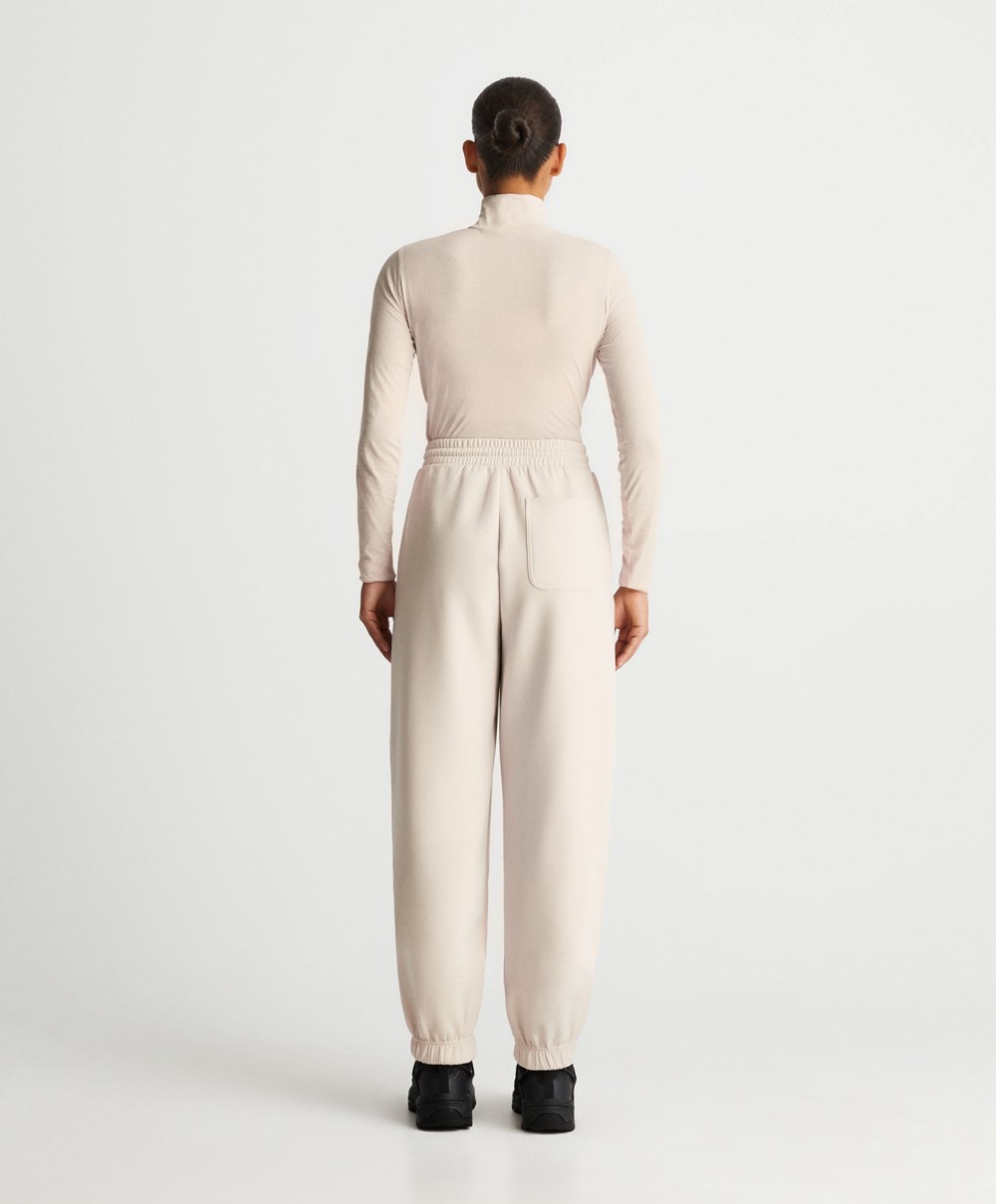 Oysho Joggers With Interlock Detail Stone | JVNT75213