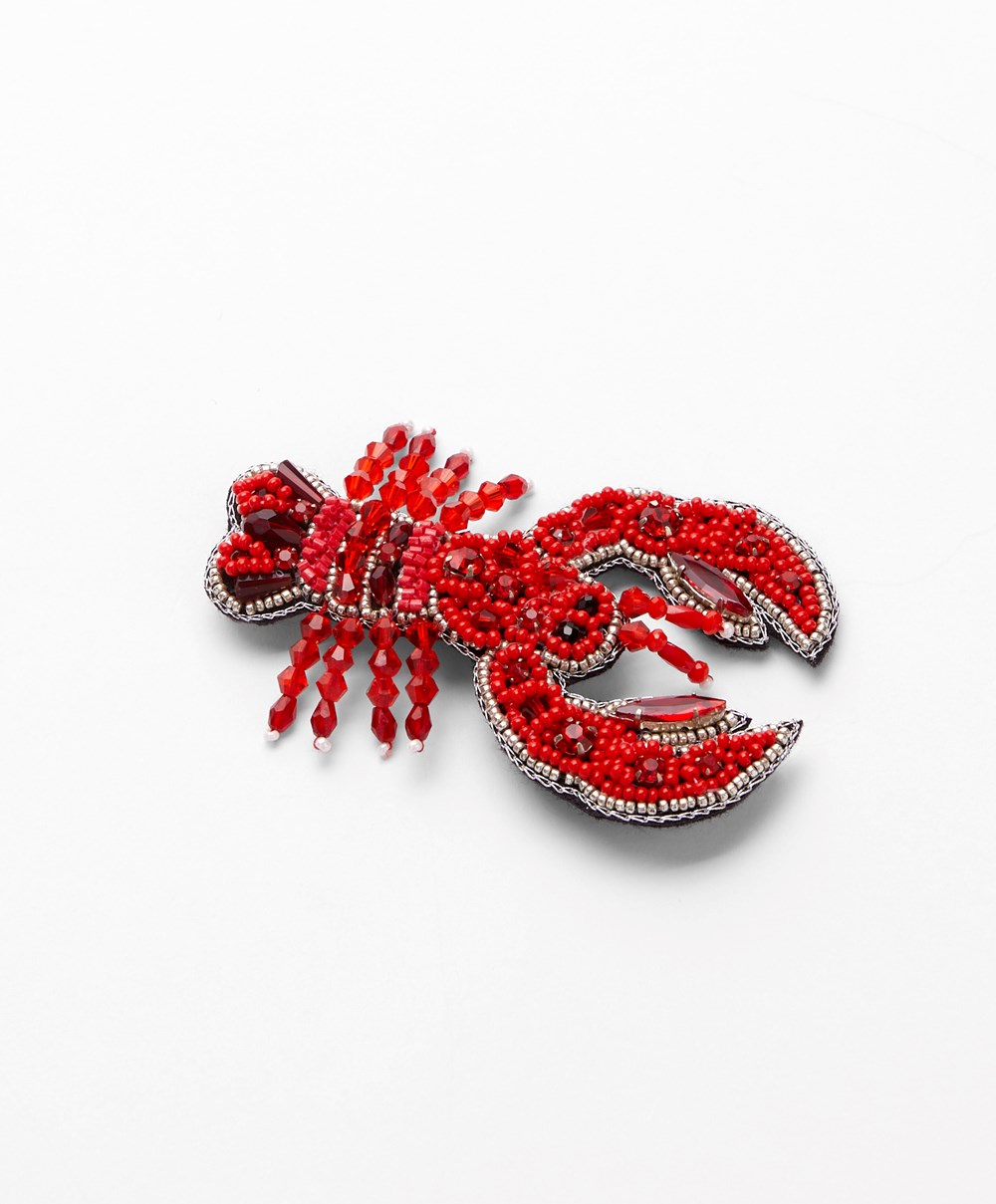 Oysho Lobster Brooch Rød | WLPS87439