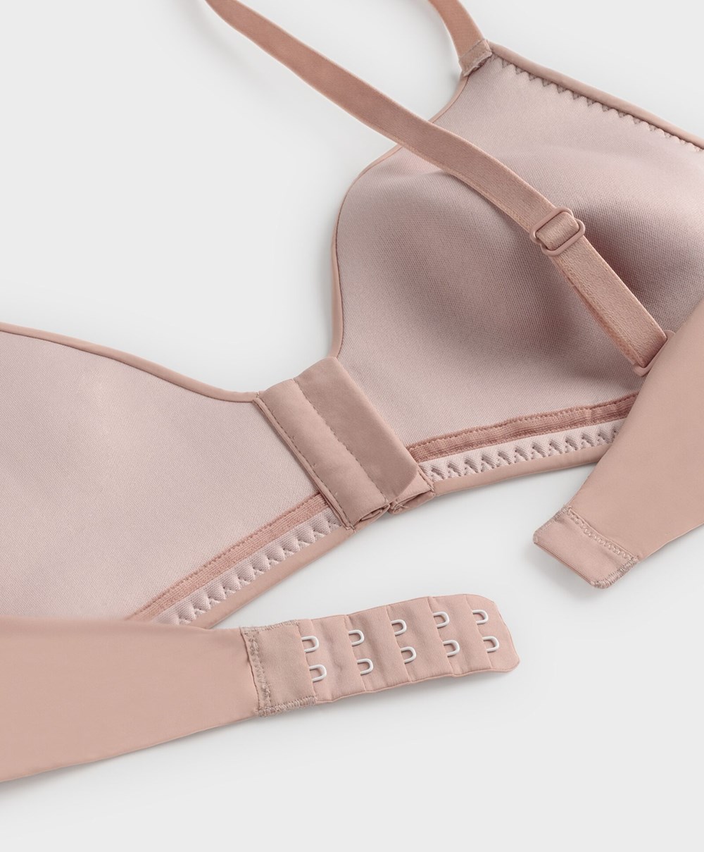 Oysho Lola Bra With Left Cup Rosa | NEMI21578