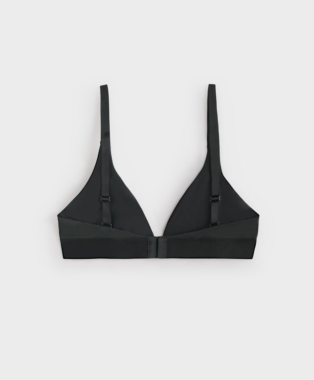 Oysho Lola Multiway Bra With Left Cup Svarte | GBCF23610