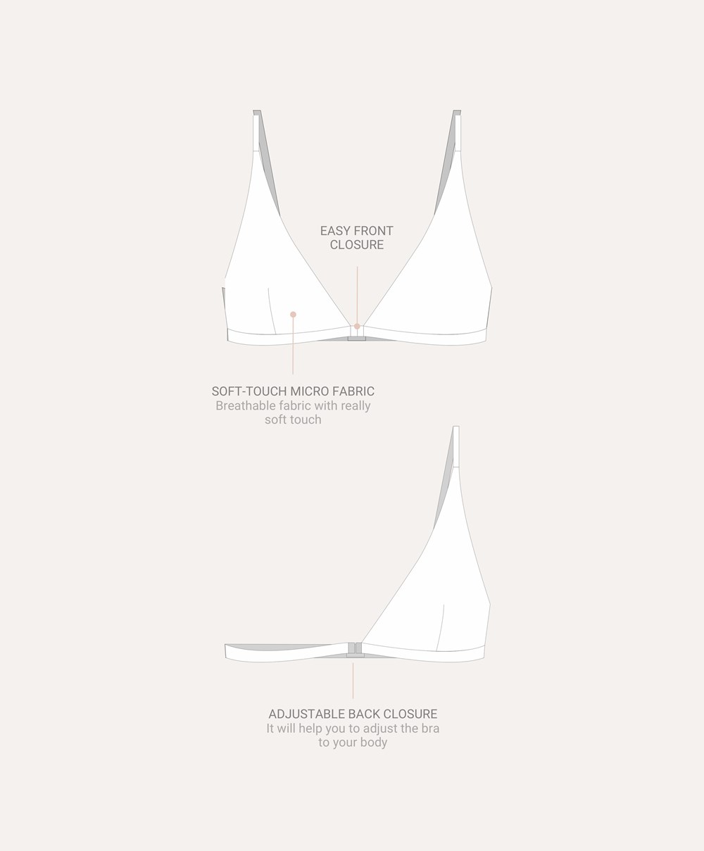 Oysho Lola Multiway Bra With Left Cup Svarte | GBCF23610