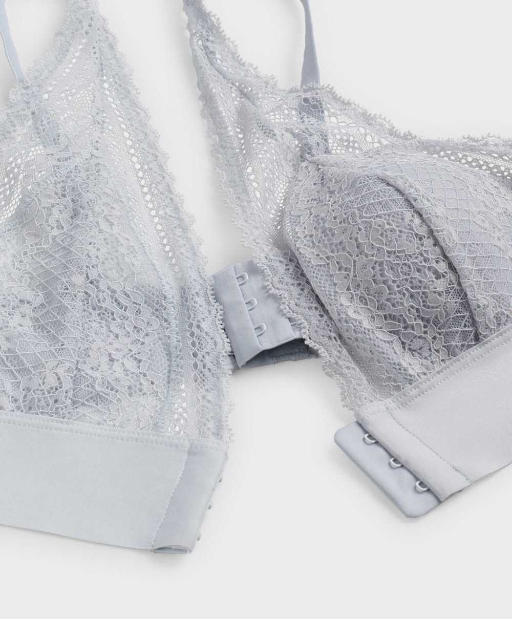 Oysho Lola Multiway Bra With Right Cup Blå | MHET09724