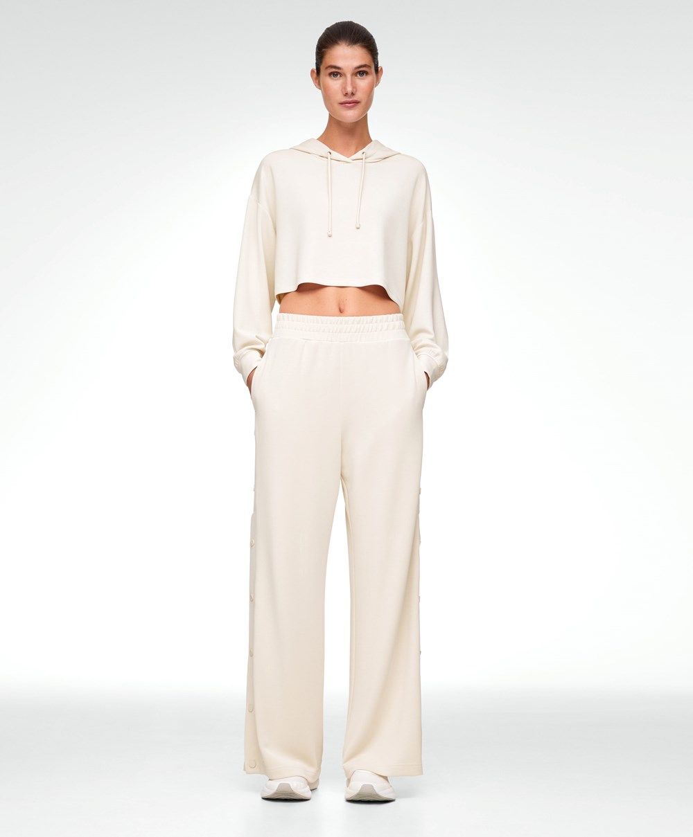 Oysho Long Modal White Total Look Stone | YBTI20516