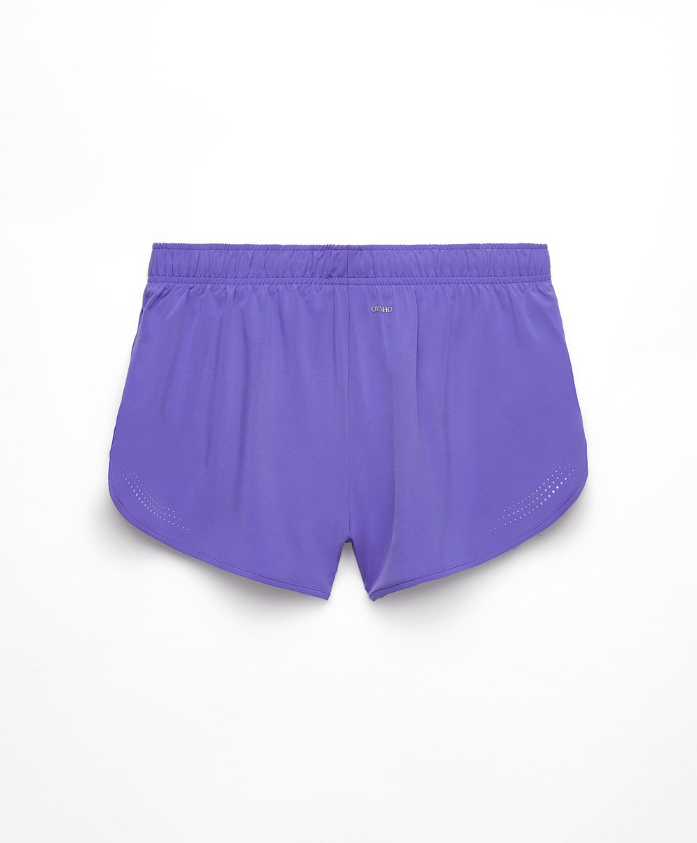 Oysho Mini Jogge Shorts Violet | RFUN14659