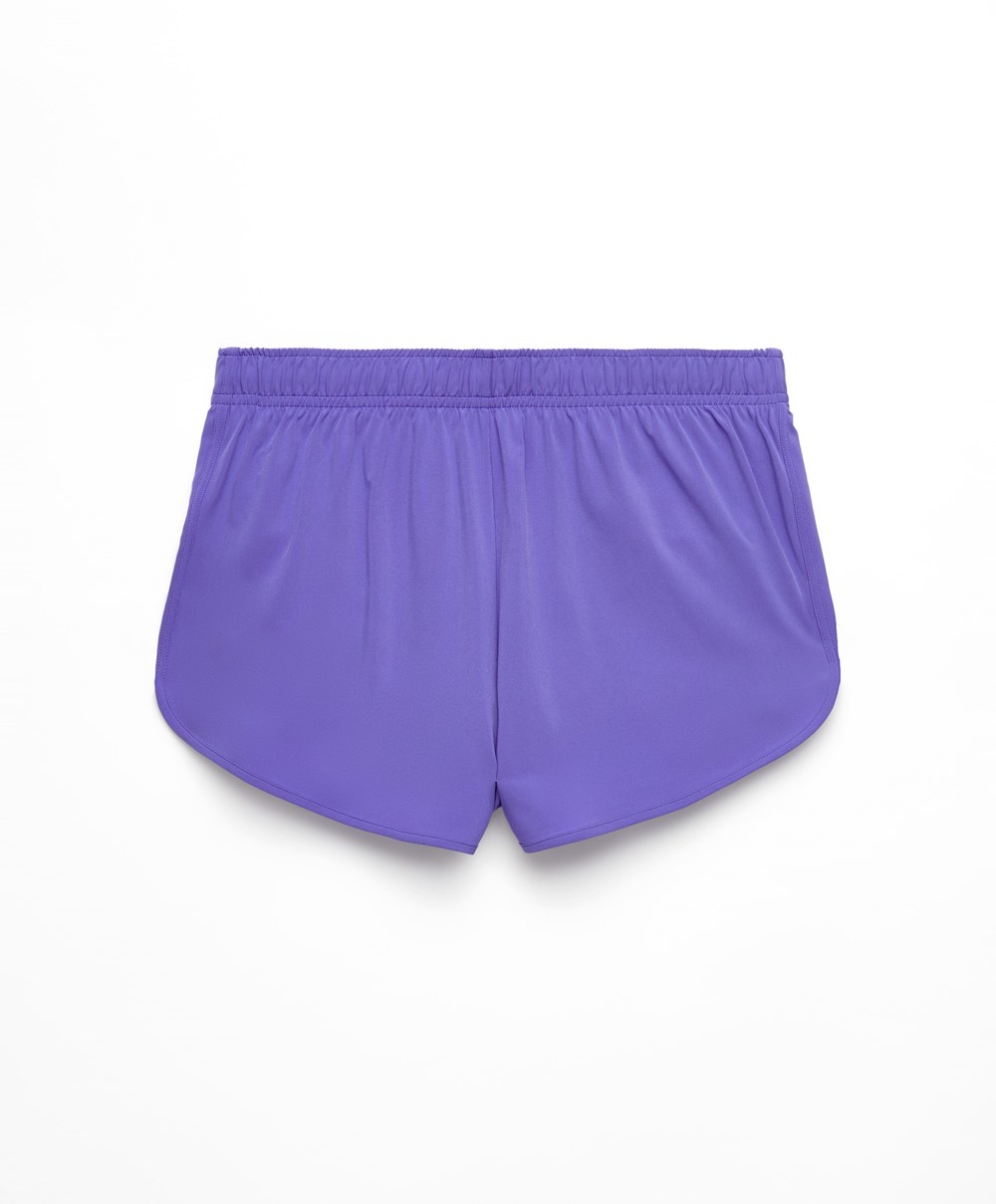 Oysho Mini Jogge Shorts Violet | RFUN14659