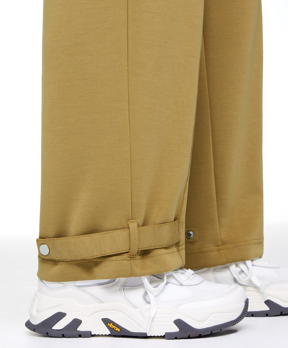 Oysho Modal Cargo Trousers Olivengrønne | PNKG12698