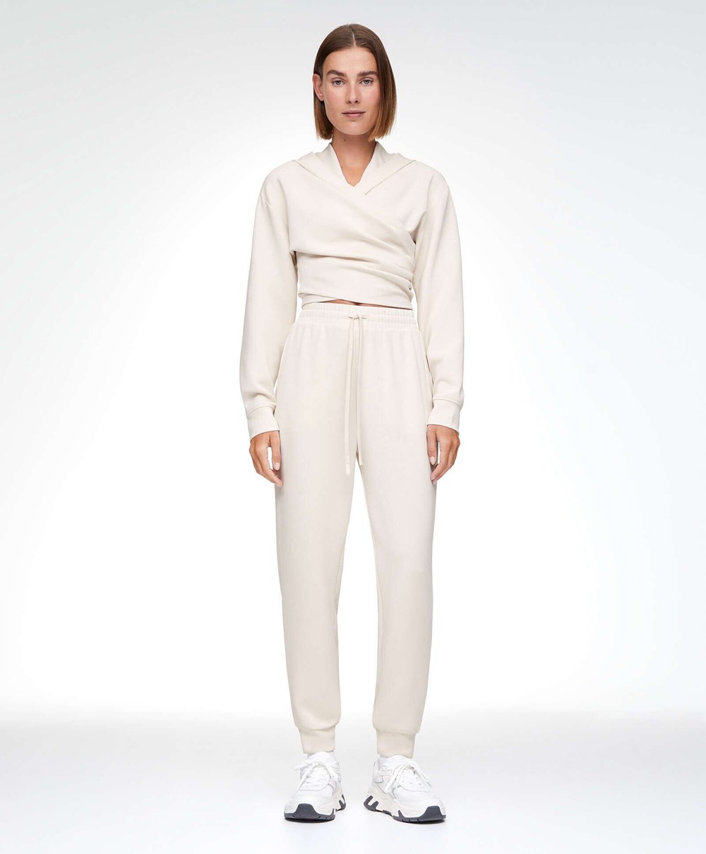 Oysho Modal Jogger Total Look Stone | ZXCO17946