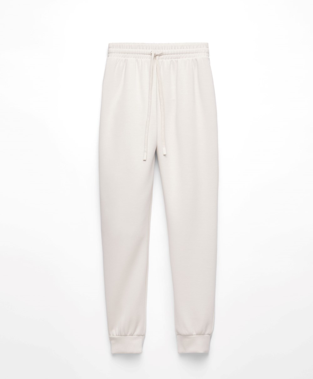 Oysho Modal Joggers Stone | SREA60134