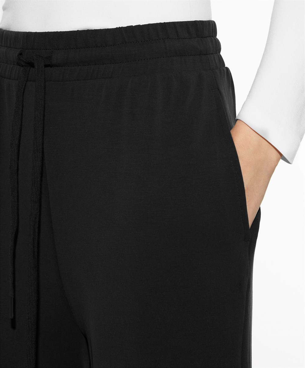 Oysho Modal Joggers Svarte | LFRB15847