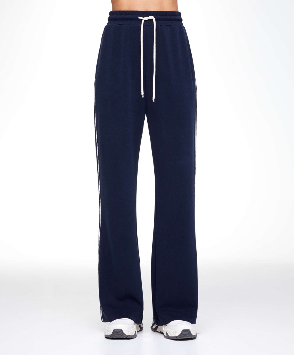 Oysho Modal Nautical Total Look Marineblå Blå | FYNJ35698