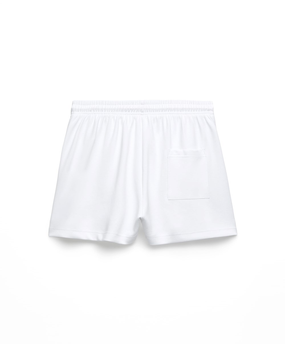 Oysho Modal Shorts With Piping Hvite | HLTJ61523