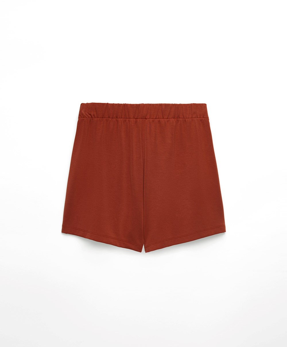 Oysho Modal Skort Brune | NOYS35614