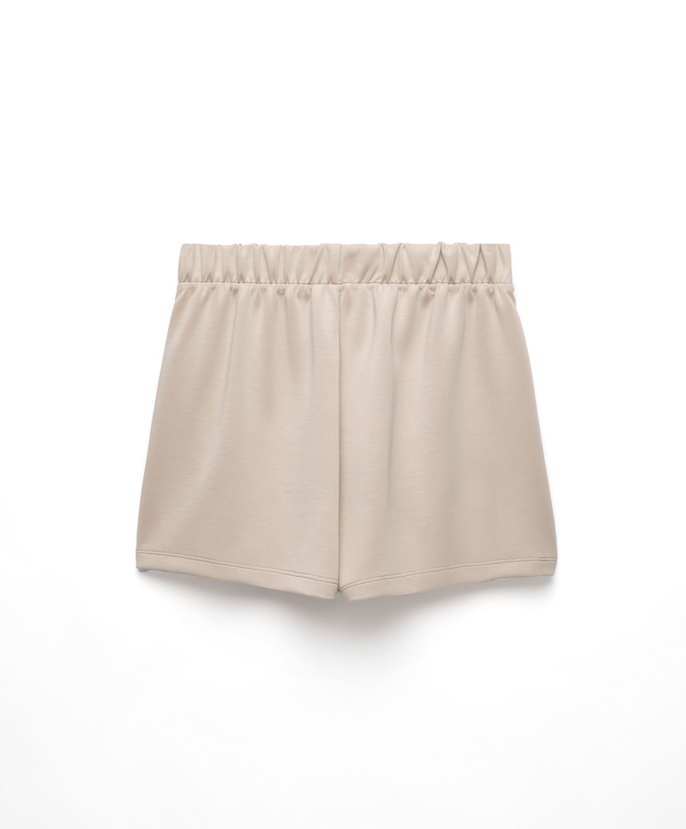 Oysho Modal Skort Oatmeal | MZCJ90215