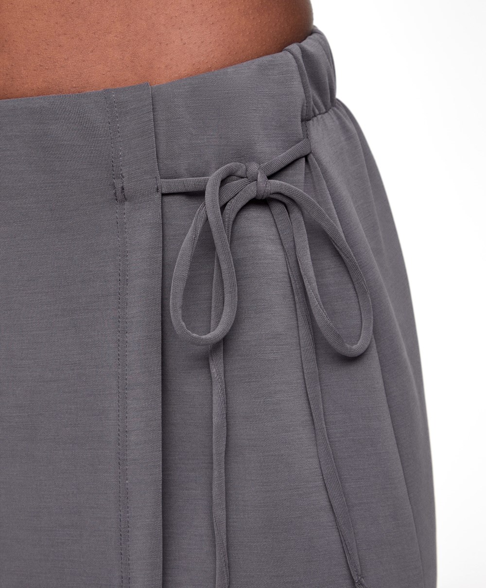 Oysho Modal Skort Purple-grey | HIOE60724