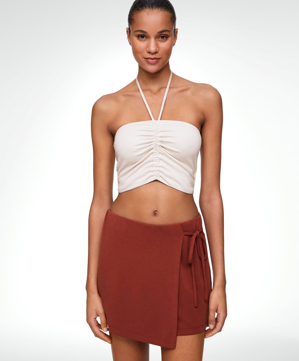 Oysho Modal Strappy Top Stone | QCID98716