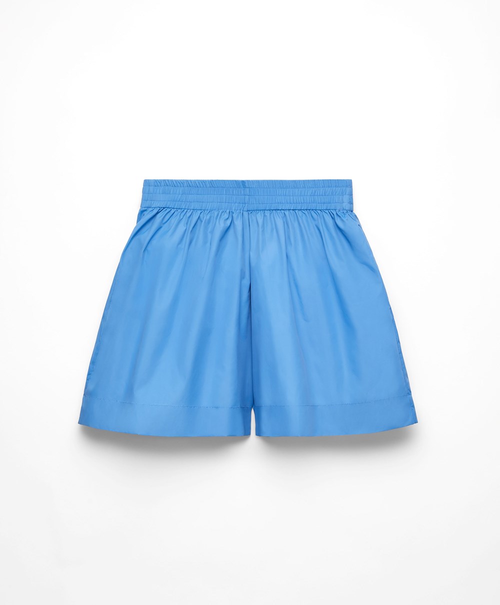 Oysho Nylon Shorts Blå | SUQO05796